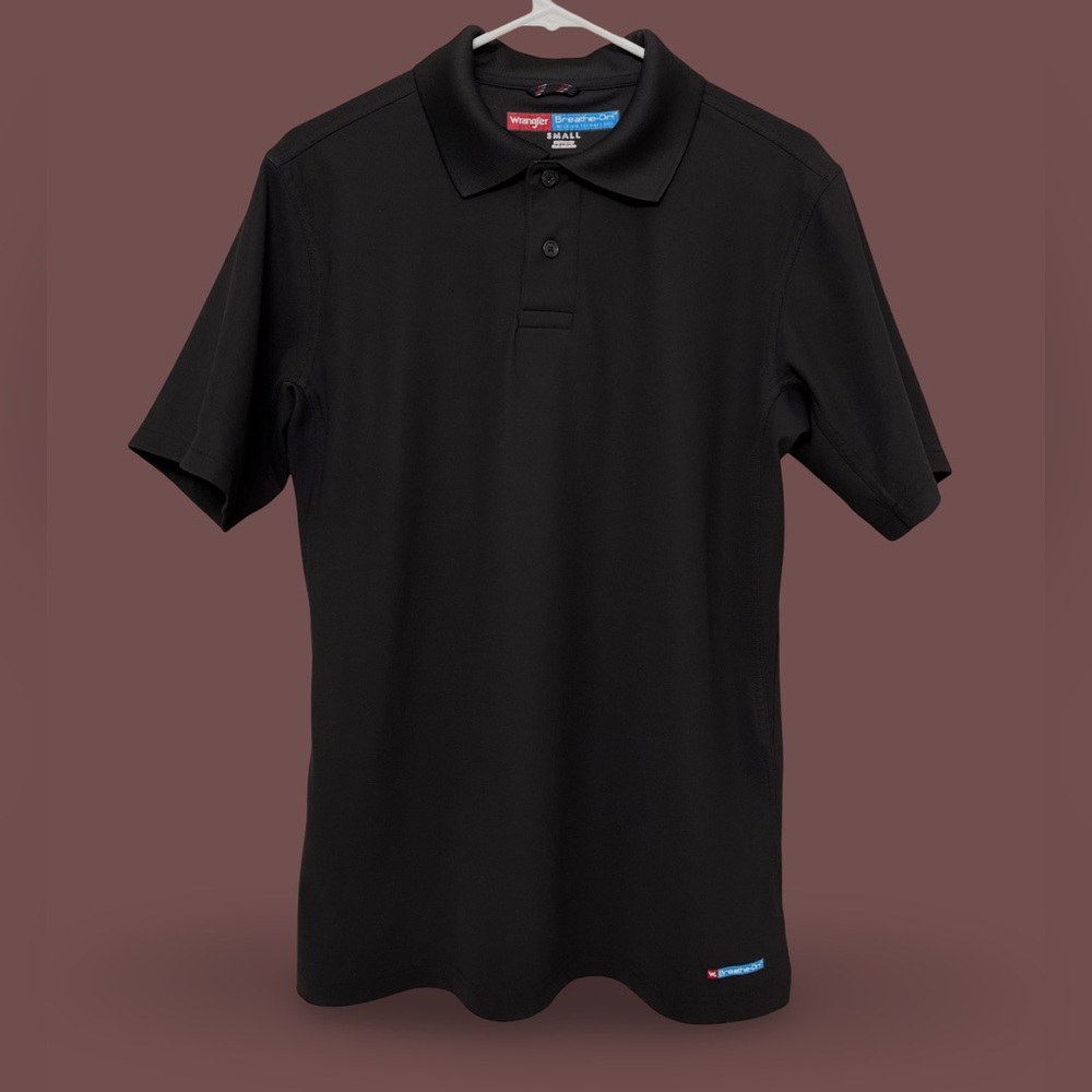 Wrangler Black Polo Shirt Timeless Elegance